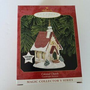 NWT - 1999 Candlelight Services-Colonial Church #2 Hallmark Keepsake Ornament